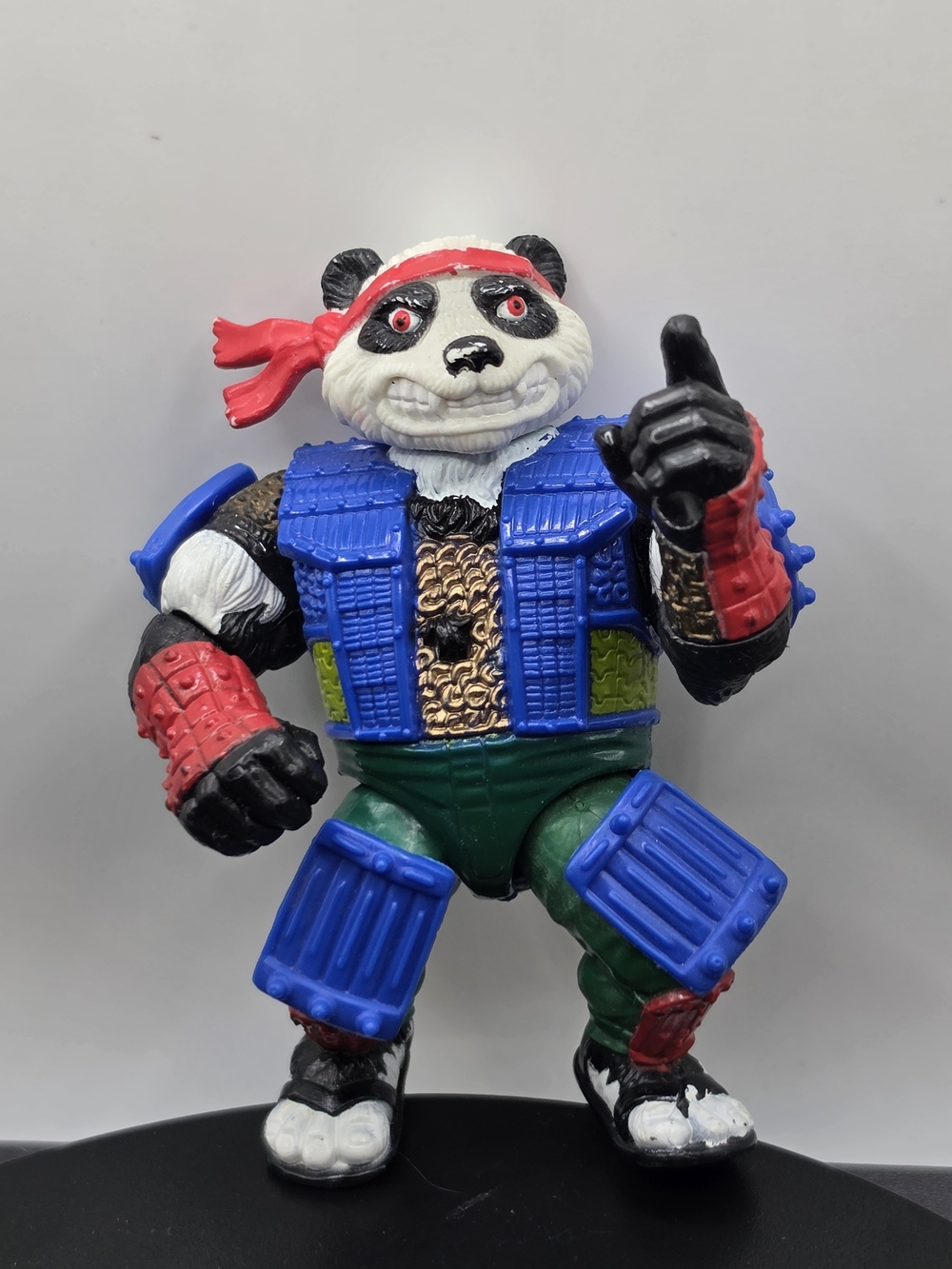 Vintage Teenage Mutant Ninja Turtles Panda Khan 1990 Playmates